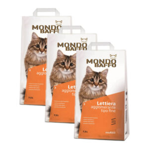 Mondo Baffo Agglomerante Fine 7,5lt – 3 Sacchi