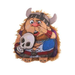 Vichingo Olaf con elastico in tessuto e peluche 19x15cm