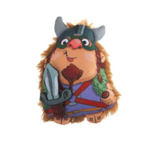 Vichingo Daven con elastico in tessuto e peluche 19x12cm