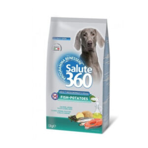 Salute 360 Adult Medium Maxi >10Kg Pesce e Patate