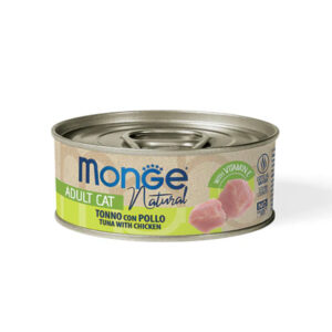 Monge Natural Tonno a Pinne Gialle con Pollo 80gr