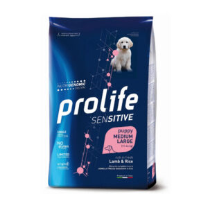 Prolife Sensitive Puppy Medium Large Agnello e Riso 10Kg