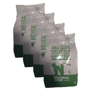 Lettiera per gatti naturale Natural Code – 4 Sacchi